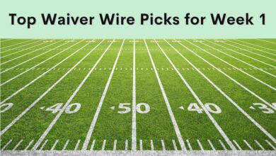 Waiver Wire Week 1